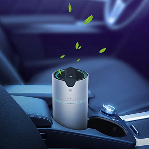 Asakuki Car Diffuser，Car Air Fresheners Natural Fragrance Without Mist, Waterless Diffuser, Usb Portable Diffuser For Car Home Office Bedroom #TOP1
