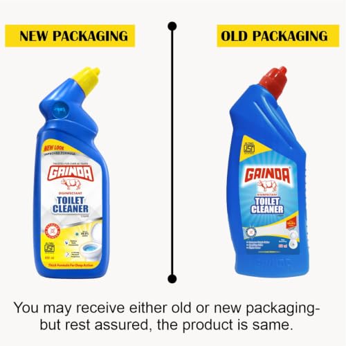 Image of GAINDA Toilet Cleaner Liquid Disinfectant Bowl Pot Cleanser Safe Hygienic Bathroom Stain & Odour Remover for Commercial Use Removes 99.9% Germs, 650 ml