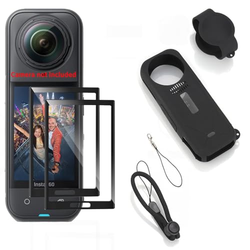 Film protection écran silicone Insta360 X5 contre rayures verre trempé