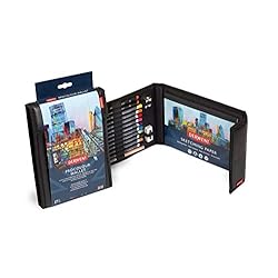 Derwent Procolour Wallet, Colored Pencils, Includes A5 Sketching Pad, 10 Procolour Pencils, 2 Graphic Pencils, and More…