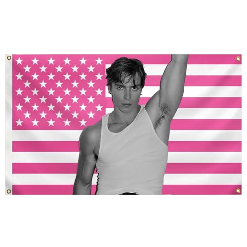 Aieted 3x5 Ft Nicholas Chavez pink American Flags tapestry