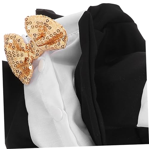 Disfraz formal para perro BESPORTBLE 1 set tuxedo miniatura 7