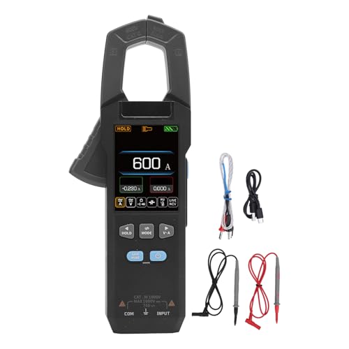 Multímetro Pinza Digital Hilitand con Visualización de Datos, Voltímetro, Medidor de Corriente, Resistencia, Capacitor, NCV y Prueba de Diodo miniatura 1