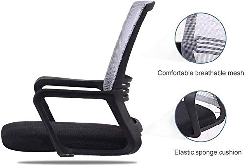 Chaise de bureau avec support lombaire et dossier en maille pour éviter le mal de dos - 7