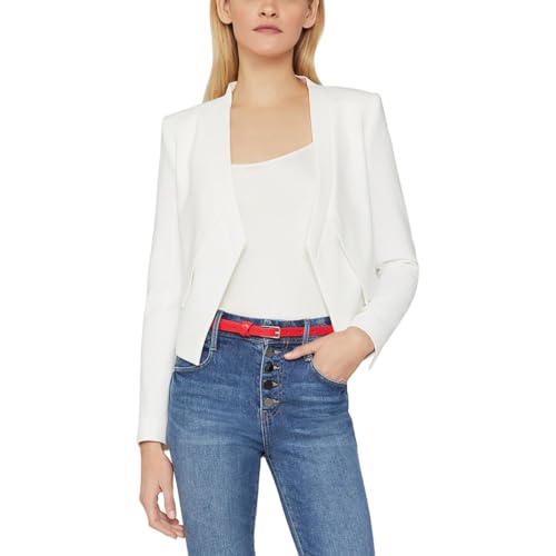 ⭐️人気作 ♡ BCBGMAXAZRIA 白ジャケット ベストジレ 新品♡　119 BCBGMAXAZRIA Women's Blazer with Front Button Closure and