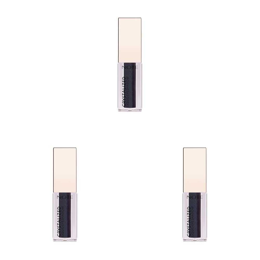 Note Cosmetics Crystalized Liquid Eyeshadow Likit Metalik Göz Farı, 05 Cosmic Journey (3 paketi)