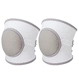 Baby Knieschoner, Baby Knieschoner, Baby Krabbelschoner Weiche Baumwolle Elastisch Unisex Verhindern Rutschen Kleinkind Knieschutzhülle (grau)