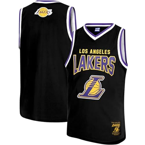 Ultra Game Men's NBA Official Super Soft Sleeveless Tank Top Muscle T-Shirt, Los Angeles Lakers, Black 23, Medium