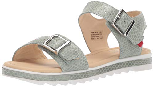 Marc Joseph New York Unisex-Child Kids Boys/Girls Leather Made in Brazil Buckle Sandal Loafer