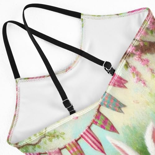 Rabbit Tea Party Bathing Suits for Girls Swimsuit Swimsuits One Piece Summer Beach Swimwear4