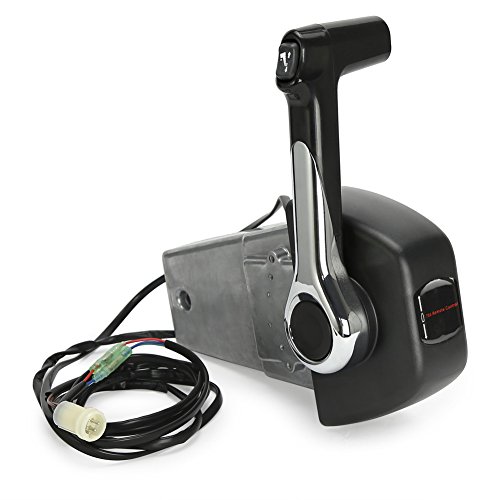Rupse Outboard Engine Binnacle Remote Control Box Assembly Top Console Mount for Yamaha Console 704 Single