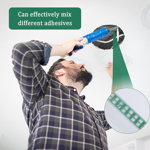 20 Stück Statikmischer 1:1 Mischerspitzen Kunststoffkleber Mischrohr Mixtülle für 2k Kleber Statikmischdüse Mischerdüsen für Rohrstrom AB Mischdüse (Grün)