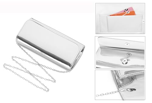 Image of Women Patent Leather Wallets Fashion Clutch Purses Evening Bag Many colors Handbag
