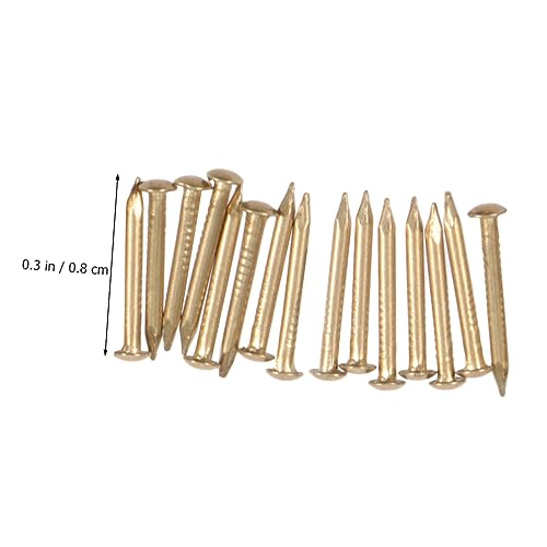 3 sets de clavos decorativos de latón para muebles, 200 piezas por set, adecuados para carpintería y decoración de muebles modernos miniatura 7
