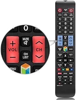 Loutoc Replacement for Samsung-TV-Remote, AA59-00784C Universal for Samsung Smart TVs, TV Remote for Samsung LED LCD QLED HDTV 4K 3D TV(Hinterleuchtet)