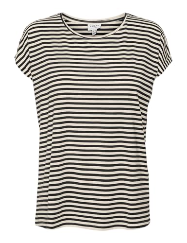 VERO MODA VMAVA Plain SS TOP Stripe GA JRS NOOS