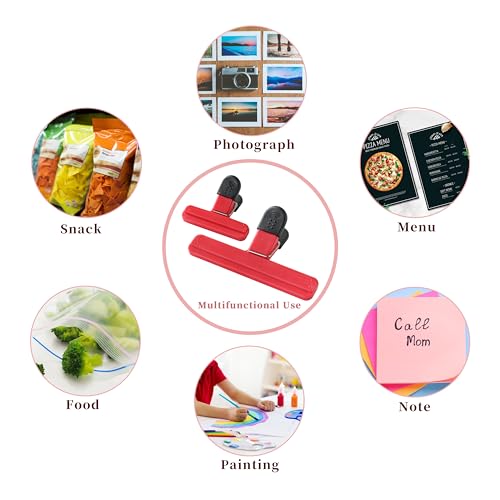 Stylish food bag clips