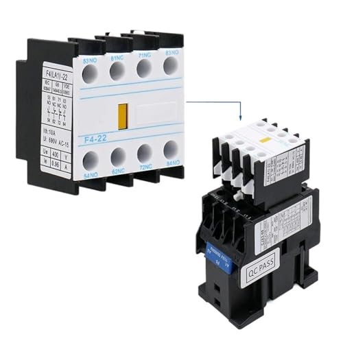 Bloc de contact à 4 pôles LA1-DN11 pour étendre les circuits de commande électrique - 6