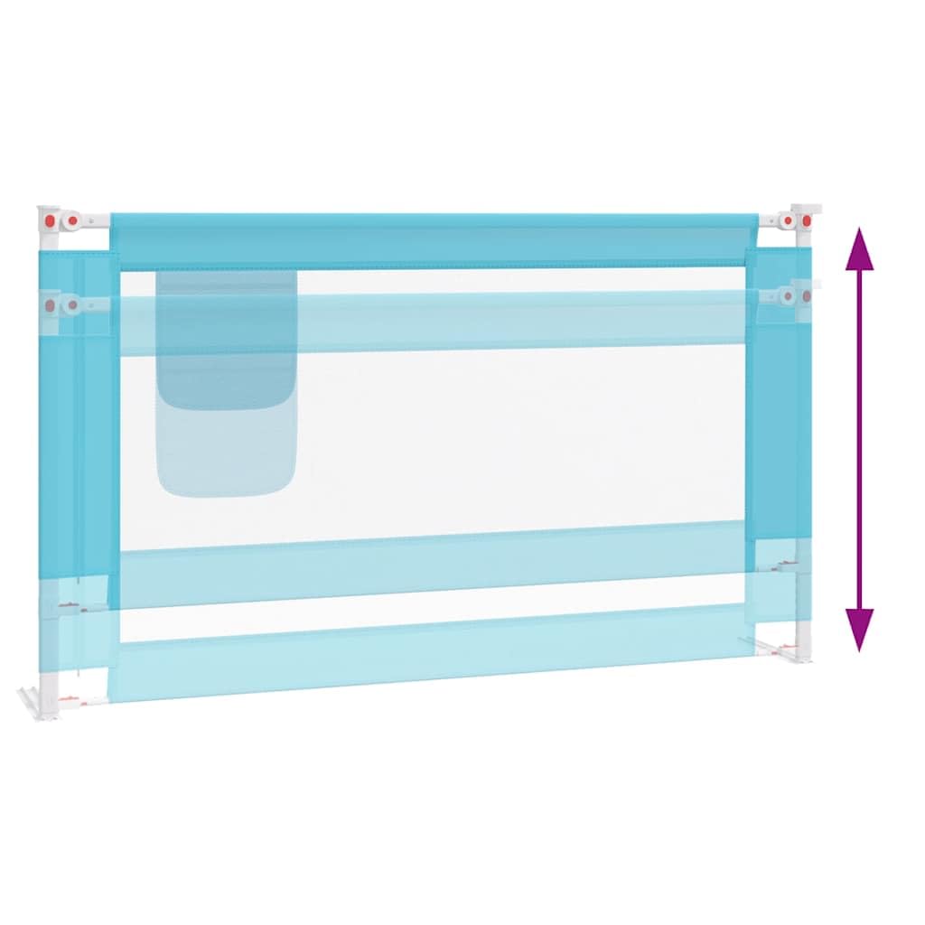 Generisch Kleinkind-Bettschutzgitter Blau 140x25 cm Stoff,Baby & Kleinkind,Babysicherheit,Baby-Bettschutzgitter,10210