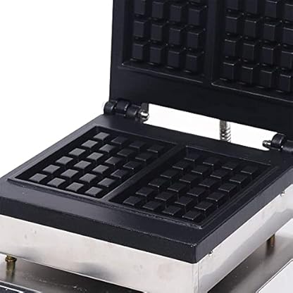 Profi Waffeleisen mit antihaftbeschichteten Backplatten, Waffelautomat für belgische Herzen Waffeln mit Edelstahl Gehäuse, 50-300 °C stufenlos (2 Stk) – Bild 8