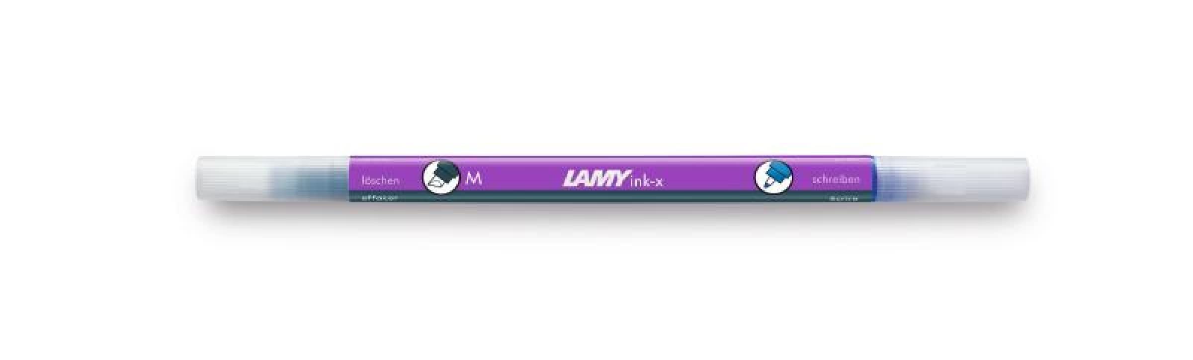 LAMY Inc-x Cancellatore Inchiostro Plastica Punta Spinta Correzione Blu Reale Punta M