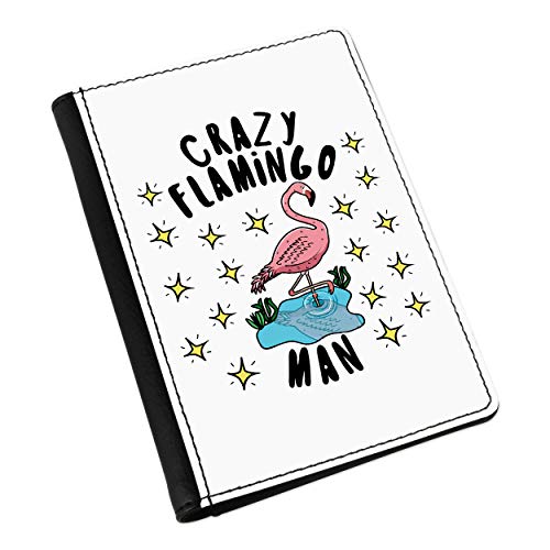 Protège-passeport flamant rose pour homme avec motif étoiles