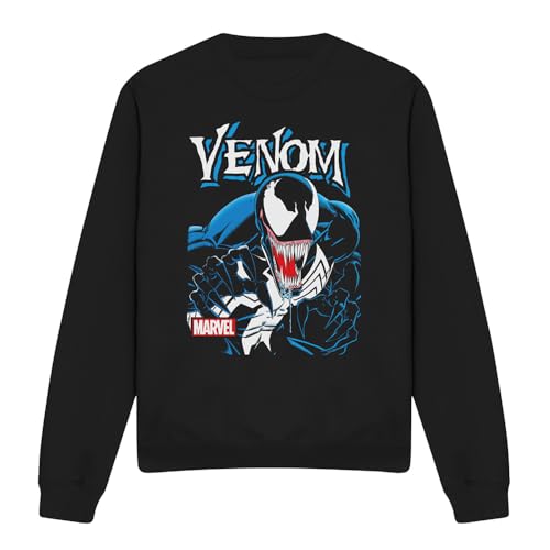 Sweatshirt Marvel Venom noir pull-over mixte pour fan de comics - 4