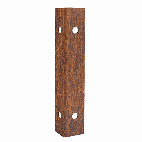 Estexo Raccord d'angle pour bordure de pelouse en acier Corten Cover