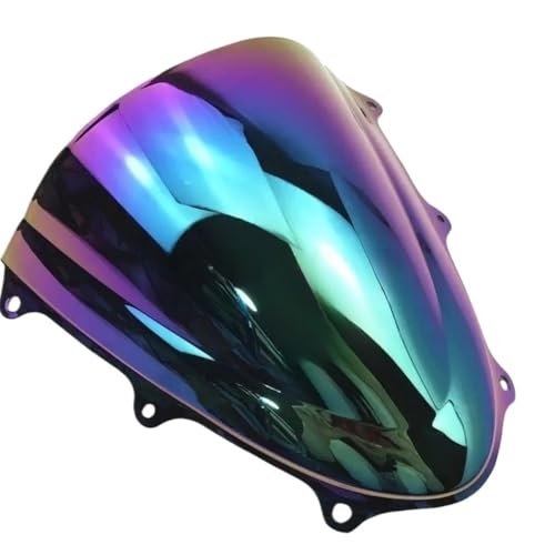 Bulle Suzuki GSXR 600 750 de 2011 à 2018 pare-brise moto double courbure noir