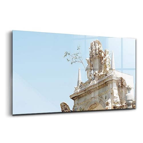 Wallfluent peinture sur verre moderne grand format tableau déco intérieur 100x50