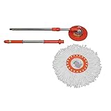 アイリスオーヤマ(IRIS OHYAMA) モップ 足踏みタイプ 450・490S 専用モップ 400×400×1020~1310mm KMO-17