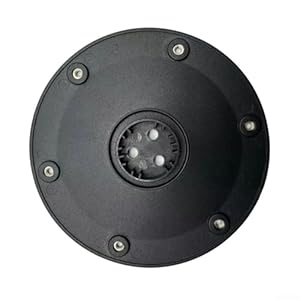GANCEI Roboter-Rasenmäher-Schneidkopf 574487101, kompatibel mit Flymo 1200R-Modellen, schwarz, 142,8 mm Stahlschneidemesser, Ersatzteil
