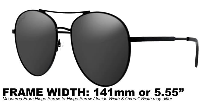 Image of FATHEADZ Oversized Polarized Sunglasses Men & Women - UV Protection RX Ready Wide Fit Eyewear for Outdoor Use - RX Ready