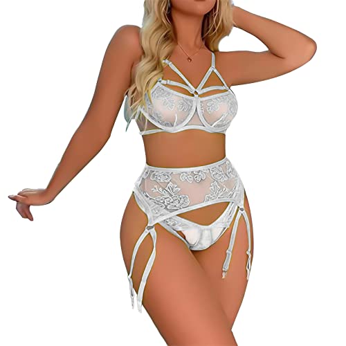 Body sexy femme érotique love everyday jaune sous-vêtement transparent ajustable