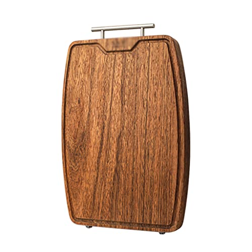 Tabla de cortar premium Tabla de cortar de doble cara para cocina con asas Diseño antideslizante para carne y verduras Tabla de cortar para tallar carne o verduras