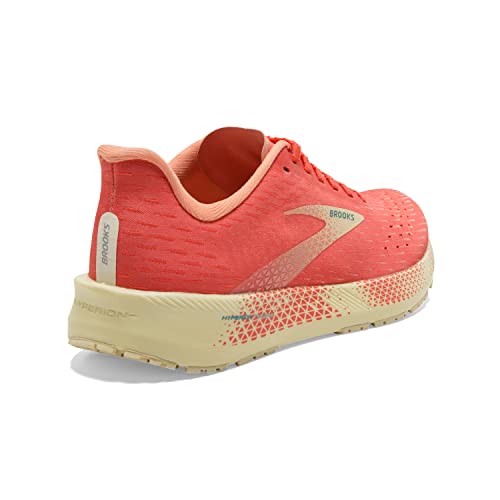Brooks Women's Hyperion Tempo Road Running Shoe - Hot Coral/Flan/Fusion Coral - 5 Medium