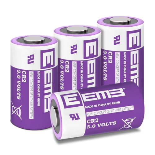 EEMB CR2 3V Lithium Battery 4-Pack 850mAh CR15H270 Instax Mini Batteries