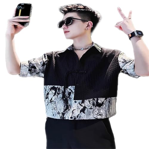 T-Shirt Homme Style Chinois Idéal pour Vos Sorties d'Été Décontractées