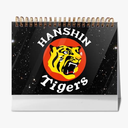 2026年 卓上カレンダー 阪神タイガース 野球応援 デスクトップ カレンダー 小型 月間 書き込み 計画整理用 おしゃれ 記念品 プレゼント 2025年9月?2026年12月