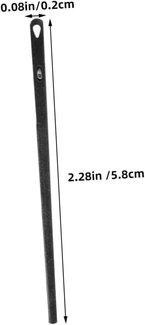 HAKIDZEL 2Pcs Hand Stitching Leather Needles Steel Double and Single for Leathercraft DIY Sewing Versatile Smooth Surface Crafting Tools for Upholstery and Cord Lacing