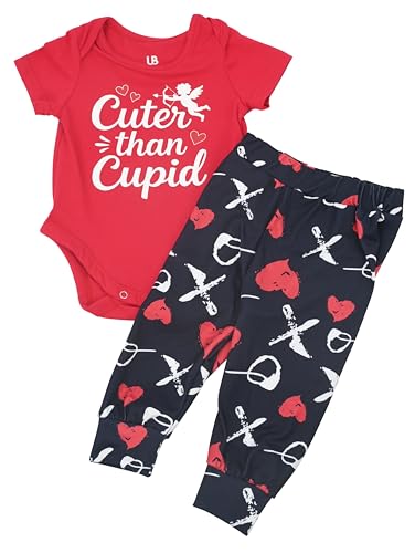 Image of Baby Boys Girls 2pc Outfit Set Short Sleeve Bodysuit with Pants