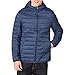 Produktbild Amazon Essentials Herren Leichte, Wasserabweisende, verstaubare Kapuzenjacke, Marineblau, M