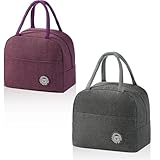 Occasions: Le sac dejeuner isotherme sont parfaits pour les trajets quotidiens et les voyages en plein air, leur design simple et élégant s'adapte facilement aux repas quotidiens, aux pique-niques et autres occasions, et s'adapte facilement à votre style vestimentaire, alliant praticité et esthétique