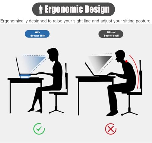 Support d'écran d'angle pour organiser un bureau avec triple écran - 6