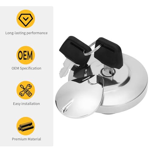 Image of M MATI Fuel Cap Gas Cap for Honda VT600C VT750C VT1100C VT1300 VF750C CMX250C CMX450C Rebel Shadow Spirit Magna Sabre 250 450 750 1100 1300 1985-2024 17620-KR3-753 17620-KR3-752