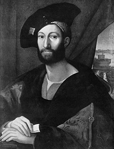 Cuadro en lienzo de Raphael para oficina, el arte de Giuliano de Medici en su despacho de 60x90cm