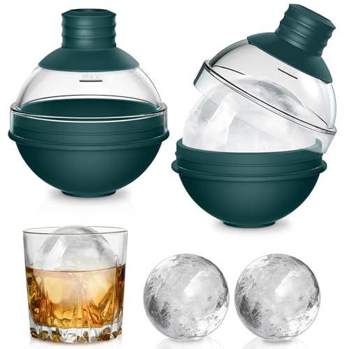 Ice Cube Mould Set of 4, Large Round Ice Cube Maker Silicone