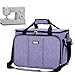 HOMEST Sewing Machine Carrying Case with Multiple Storage Pockets, Universal Tote Bag with Shoulder Strap Compatible with Most Standard Singer, Brother, Janome, Purple (Patent Pending)