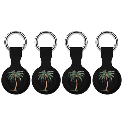 Protector para Airtag de coco que evita arañazos en mochilas de niños 4 uds