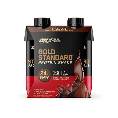 Optimum Nutrition Gold Standard Protein Shake, 24g Protein, Ready...